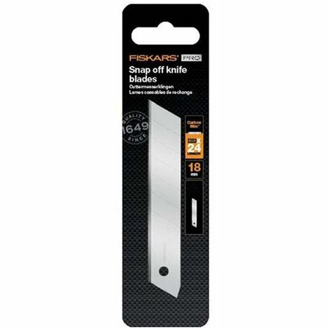 FISKARS 1048066 CarbonMax Abbrechklingen Cuttermesser, 18 mm, 10er-Packung FISKARS 1048066 CarbonMax Abbrechklingen Cuttermesser, 18 Mm, 10er-Packung -FISKARS Shop 25817109 1