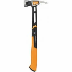 FISKARS 1020216 IsoCore Zimmermannshammer XXL 22 Oz/16", Gefräst