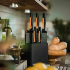 FISKARS Messerblock Mit 5 Messern Schwarz "Functional Form" -FISKARS Shop 43634060 4