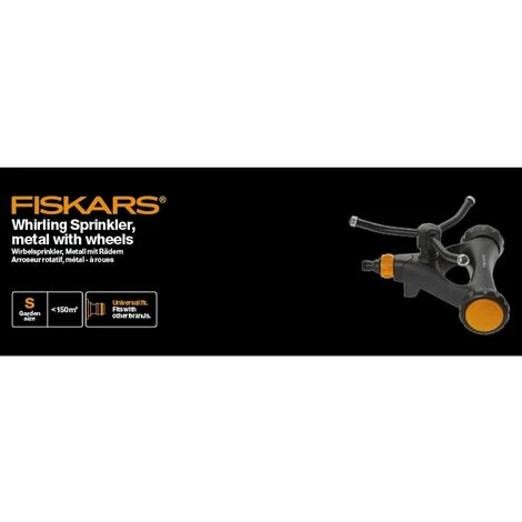 FISKARS® Wirbelsprinkler Metall mit Rädern FISKARS® Wirbelsprinkler Metall Mit Rädern -FISKARS Shop 59590849 3